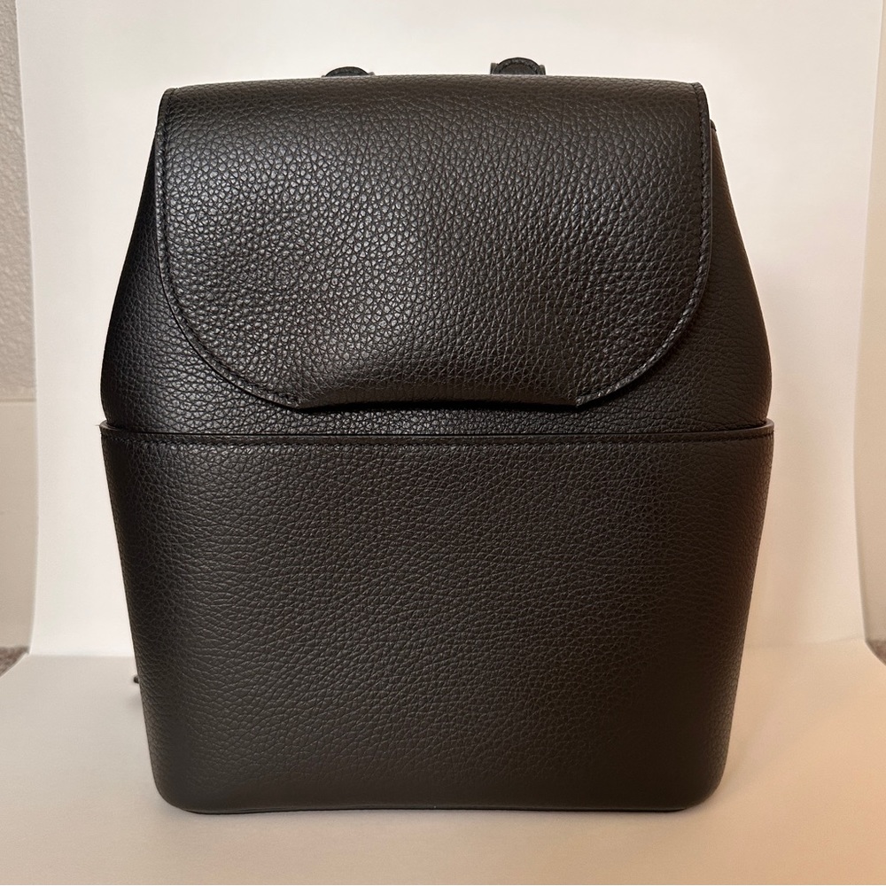Cuyana New Black Mini Leather Backpack